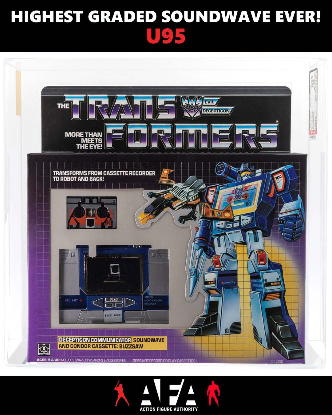 Transformers G1 Soundwave Graded by AFA